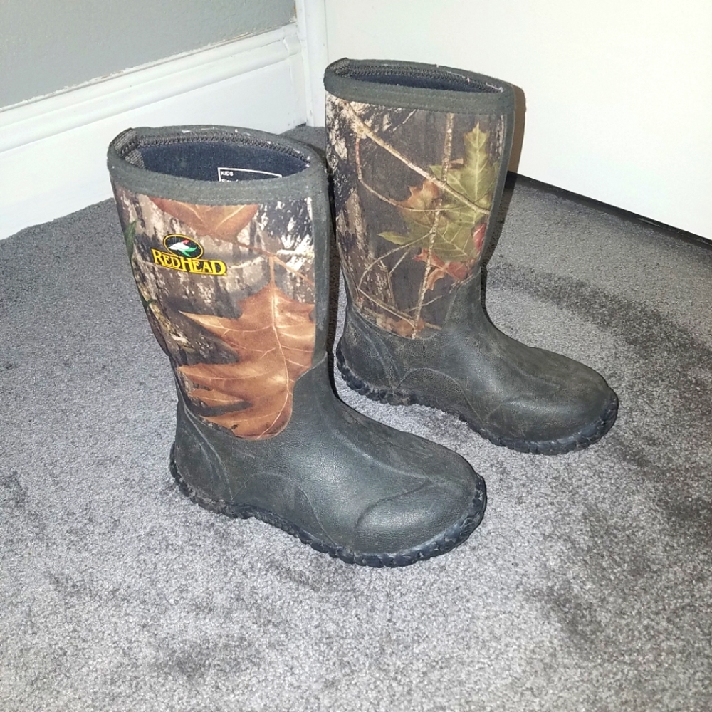 Redhead Kids Hunting Boots Tianjin Camo Size 1.